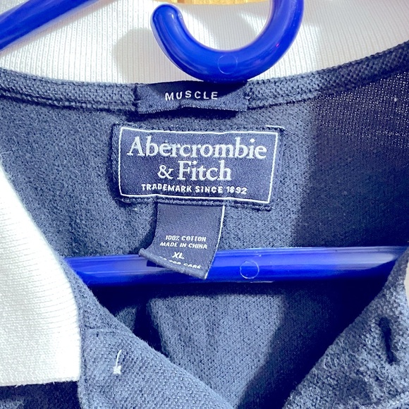 1 VINTAGE ABERCROMBIE & FITCH Muscle Fit Polo Size XL - Picture 3 of 4